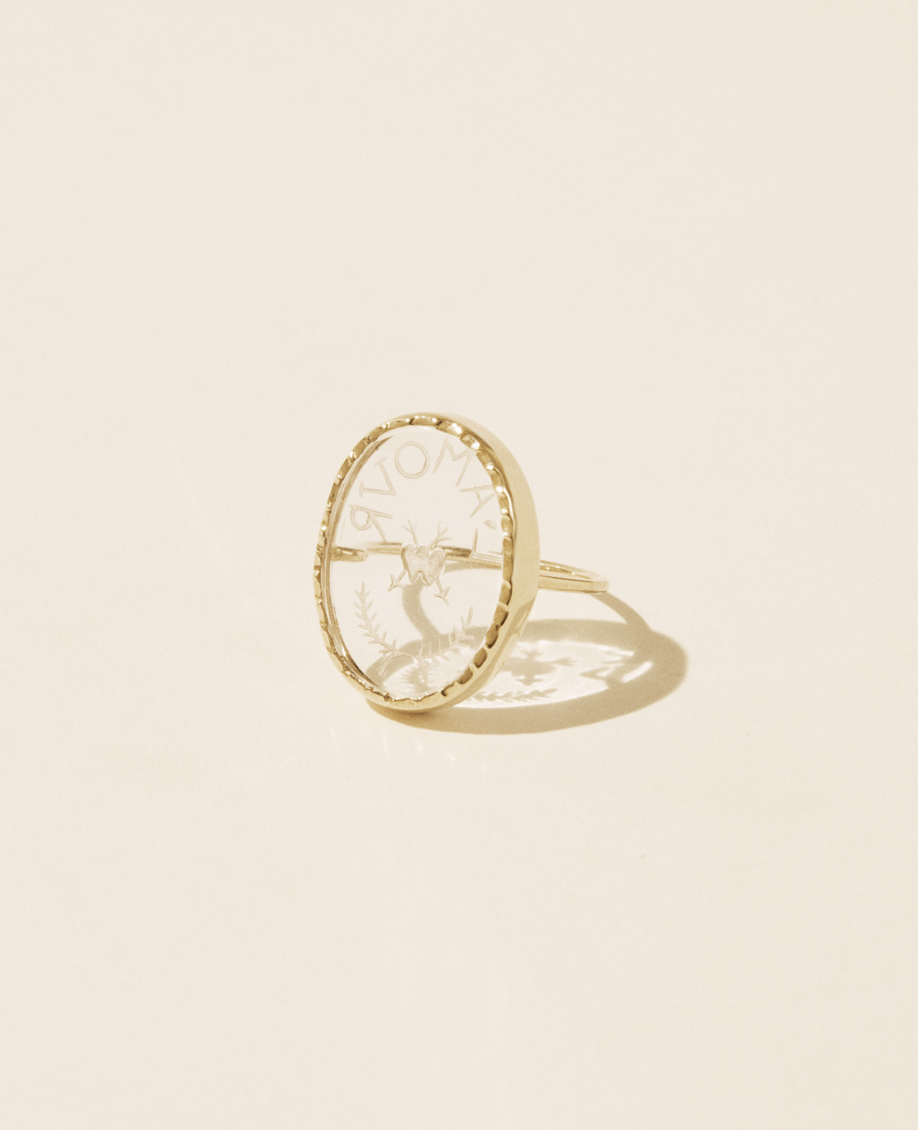 L'AMOUR CRYSTAL ring pascale monvoisin jewelry paris