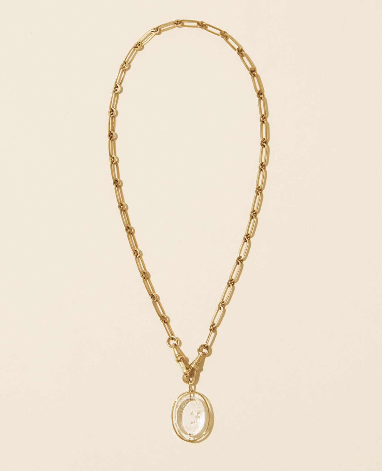 L'AMOUR N°2 CRYSTAL necklace pascale monvoisin jewelry paris