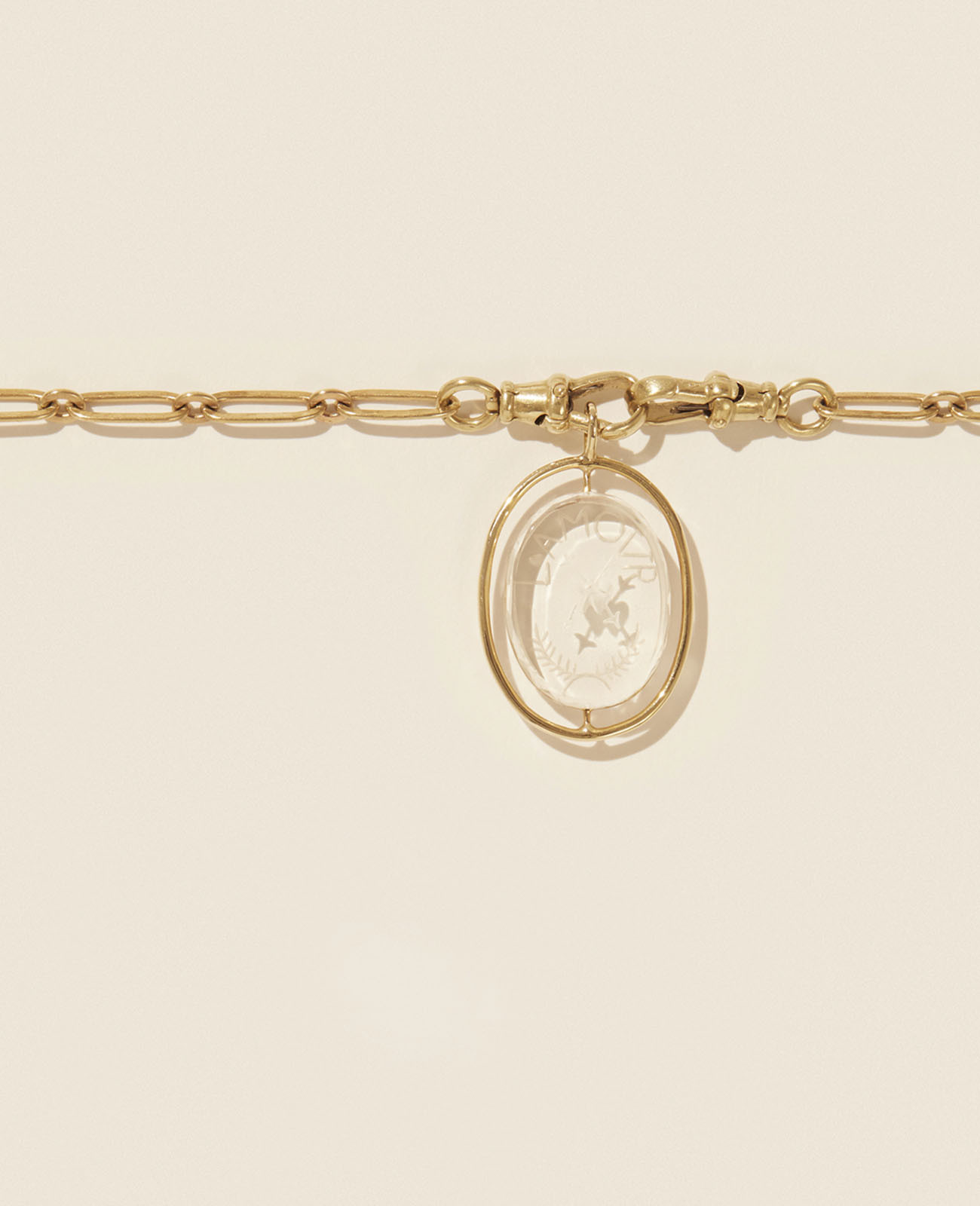 collier L'AMOUR N°2 CRISTAL bijoux pascale monvoisin paris