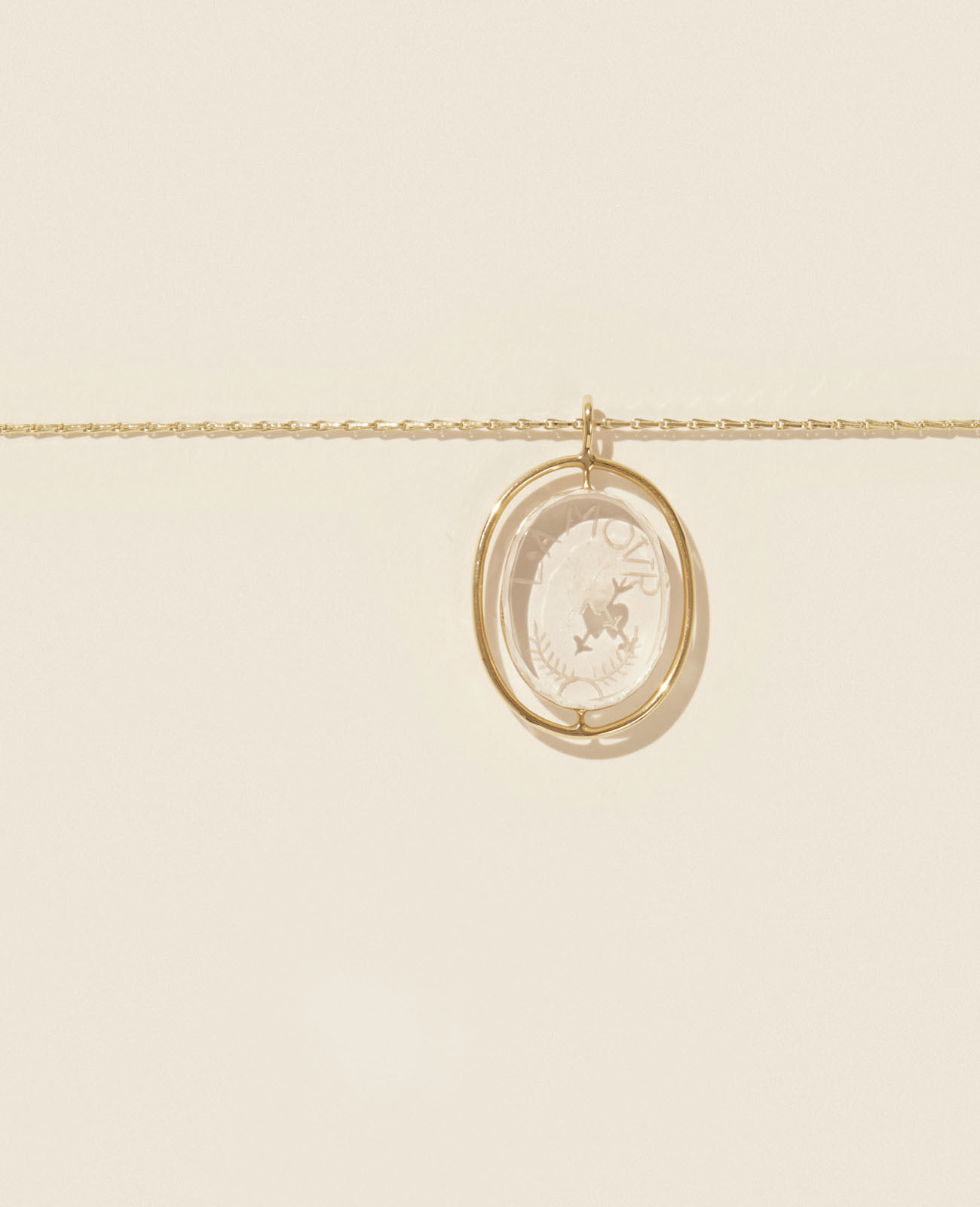 collier L'AMOUR N°1 CRISTAL bijoux pascale monvoisin paris