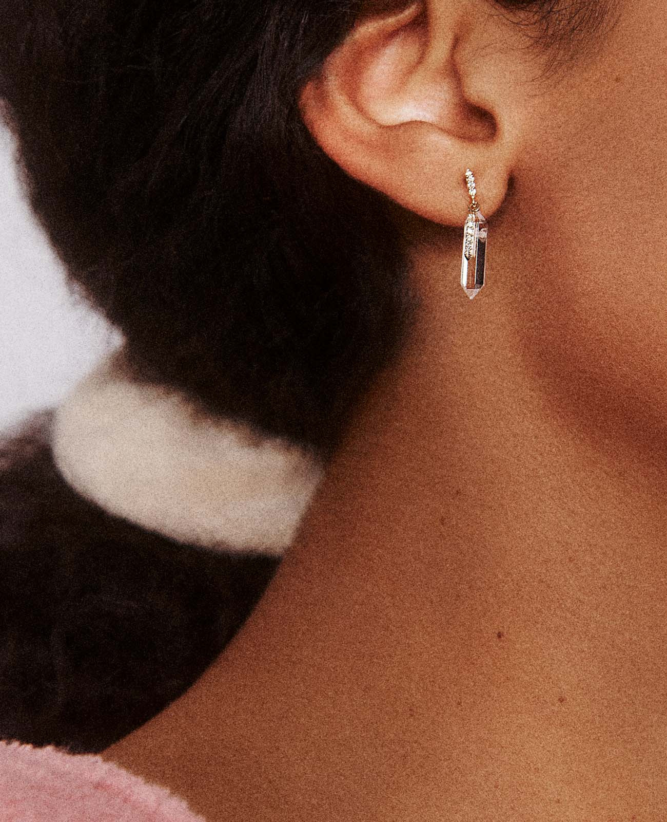MOON N°2 earring pascale monvoisin jewelry paris