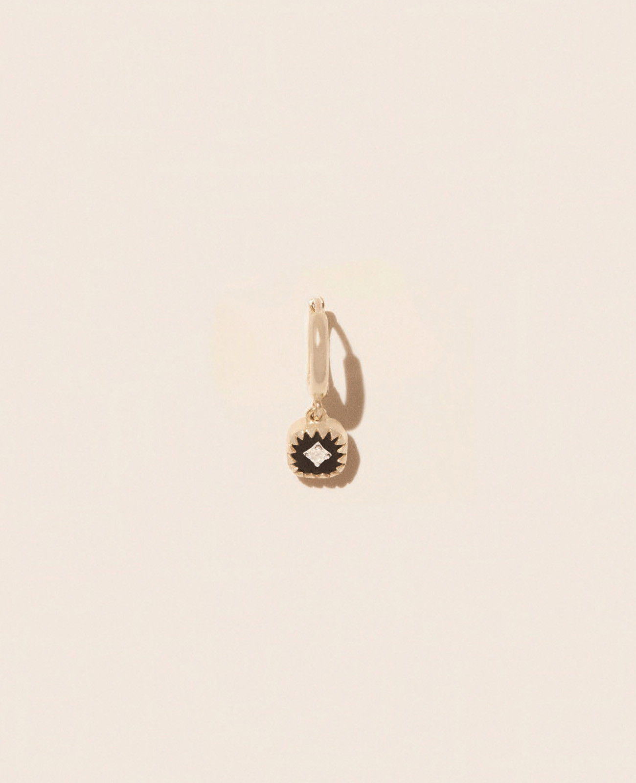 PIERROT BLACK earring pascale monvoisin jewelry paris
