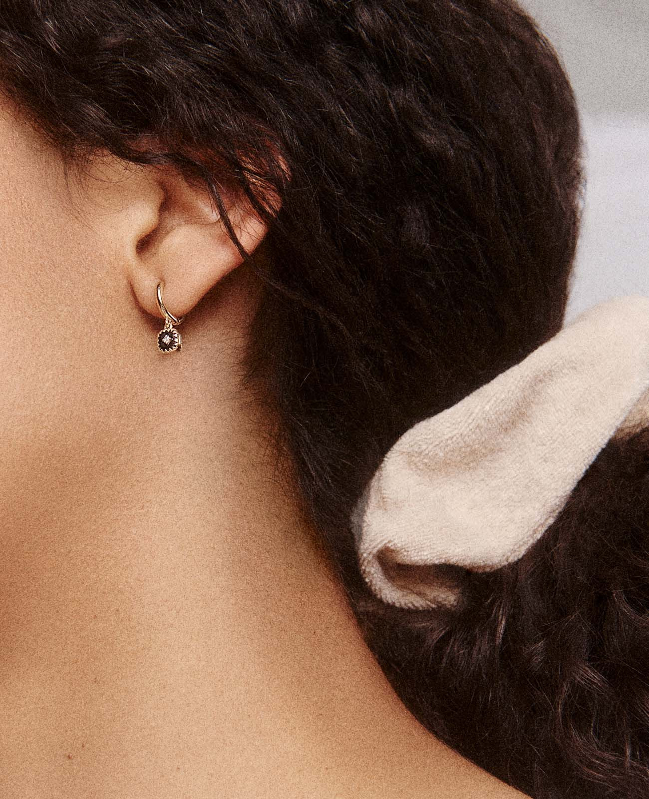 PIERROT BLACK earring pascale monvoisin jewelry paris