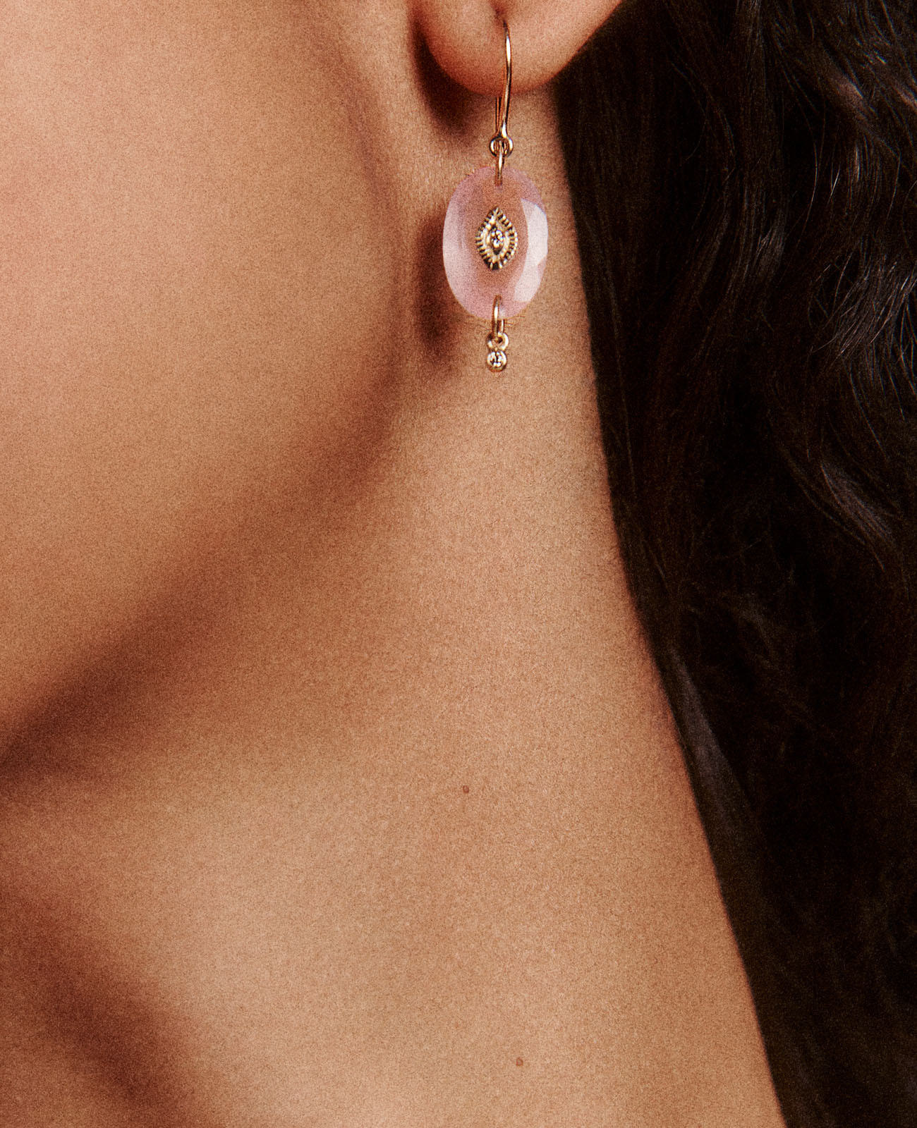 SOUAD PURPLE AMETHYST earring pascale monvoisin jewelry paris