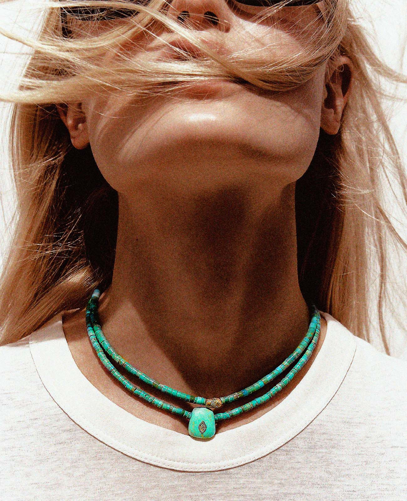 TAYLOR N°1 TURQUOISE necklace pascale monvoisin jewelry paris