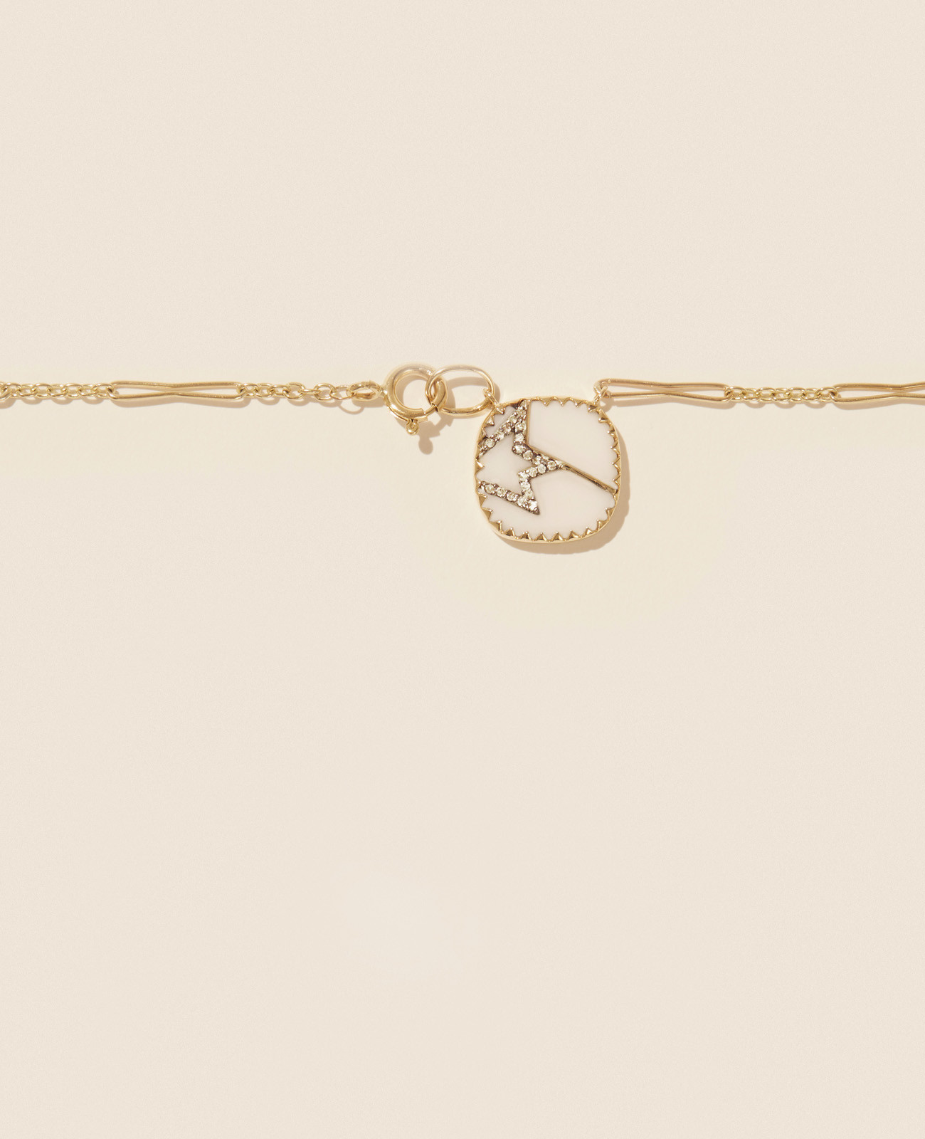 collier VARDA N°2 BLANC DIAMANT bijoux pascale monvoisin paris