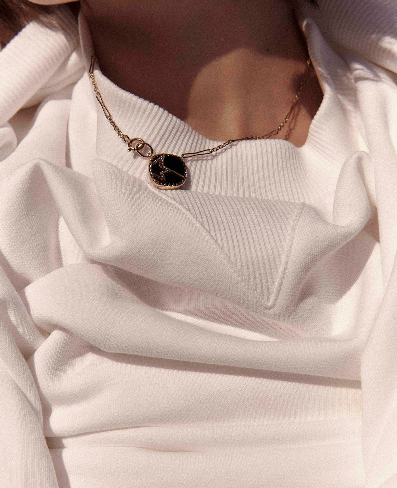 VARDA N°2 WHITE DIAMOND necklace pascale monvoisin jewelry paris VARDA N°2 WHITE DIAMOND necklace pascale monvoisin jewelry paris