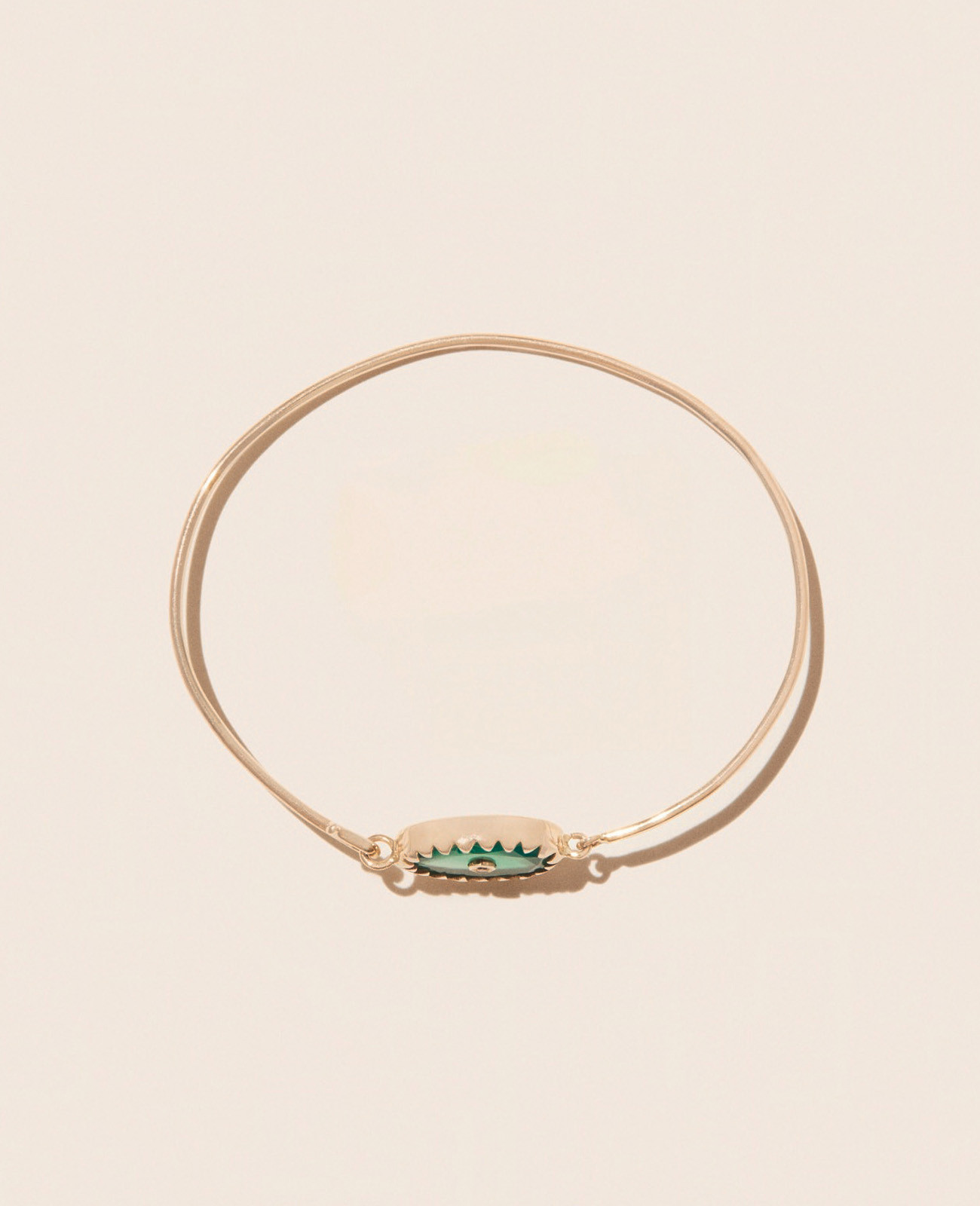 ORSO GREEN ONYX bracelet pascale monvoisin jewelry paris