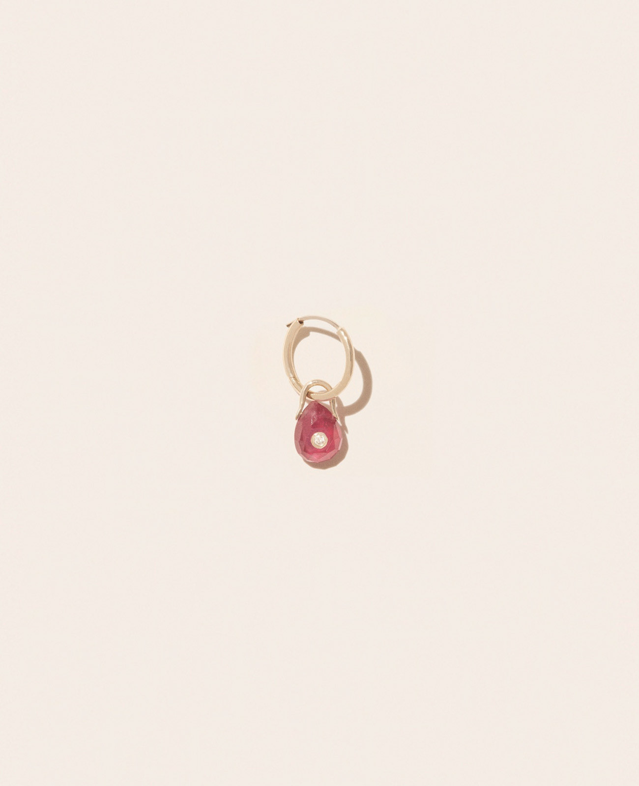 ORSO RUBY earring pascale monvoisin jewelry paris