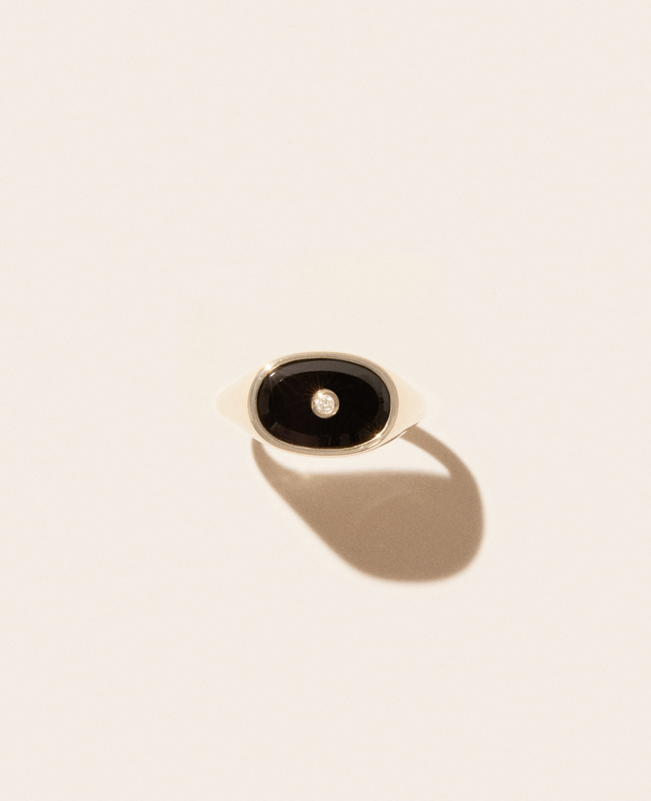 ORSO BLACK ONYX ring pascale monvoisin jewelry paris