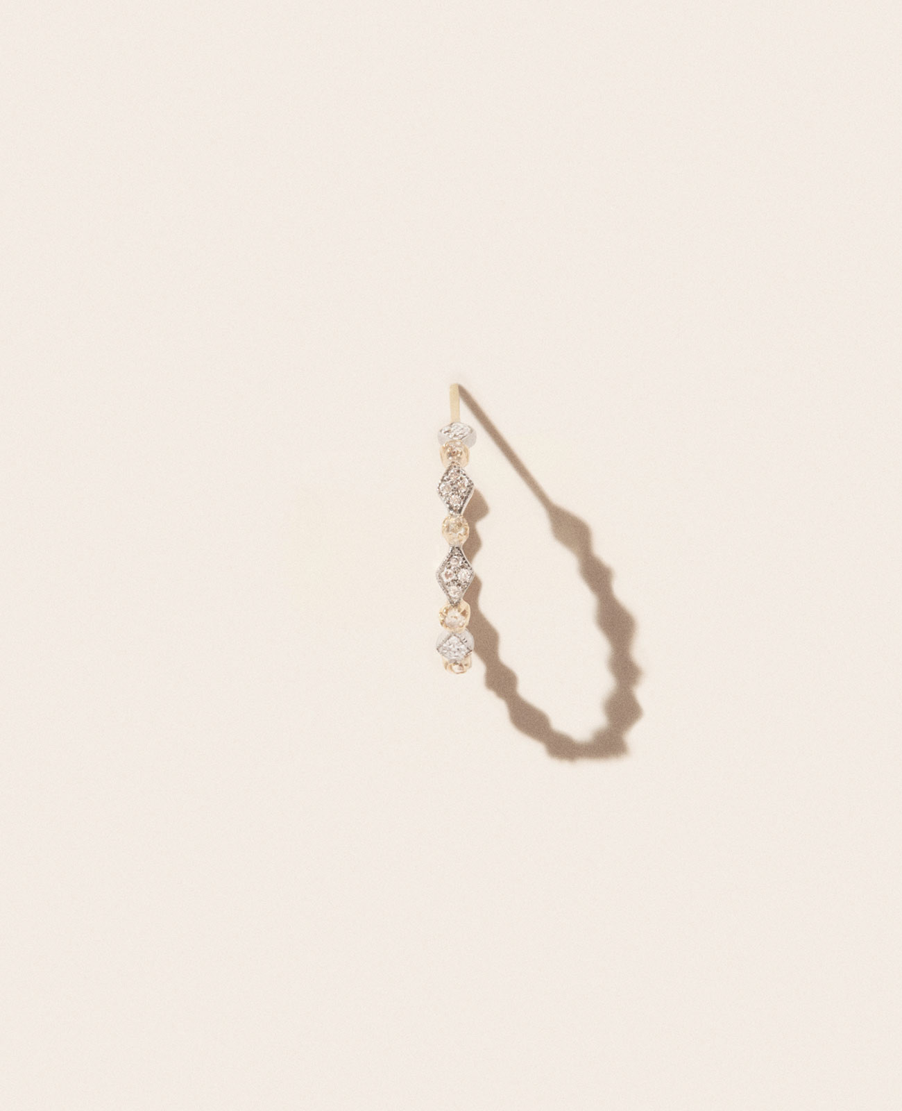 AVA DIAMOND earring pascale monvoisin jewelry paris
