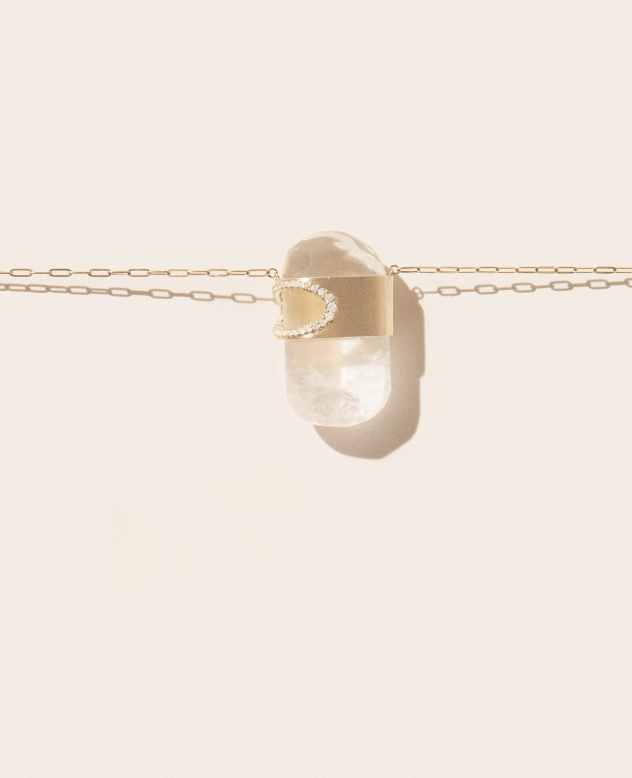 GIGI N°2 CRYSTAL necklace pascale monvoisin jewelry paris
