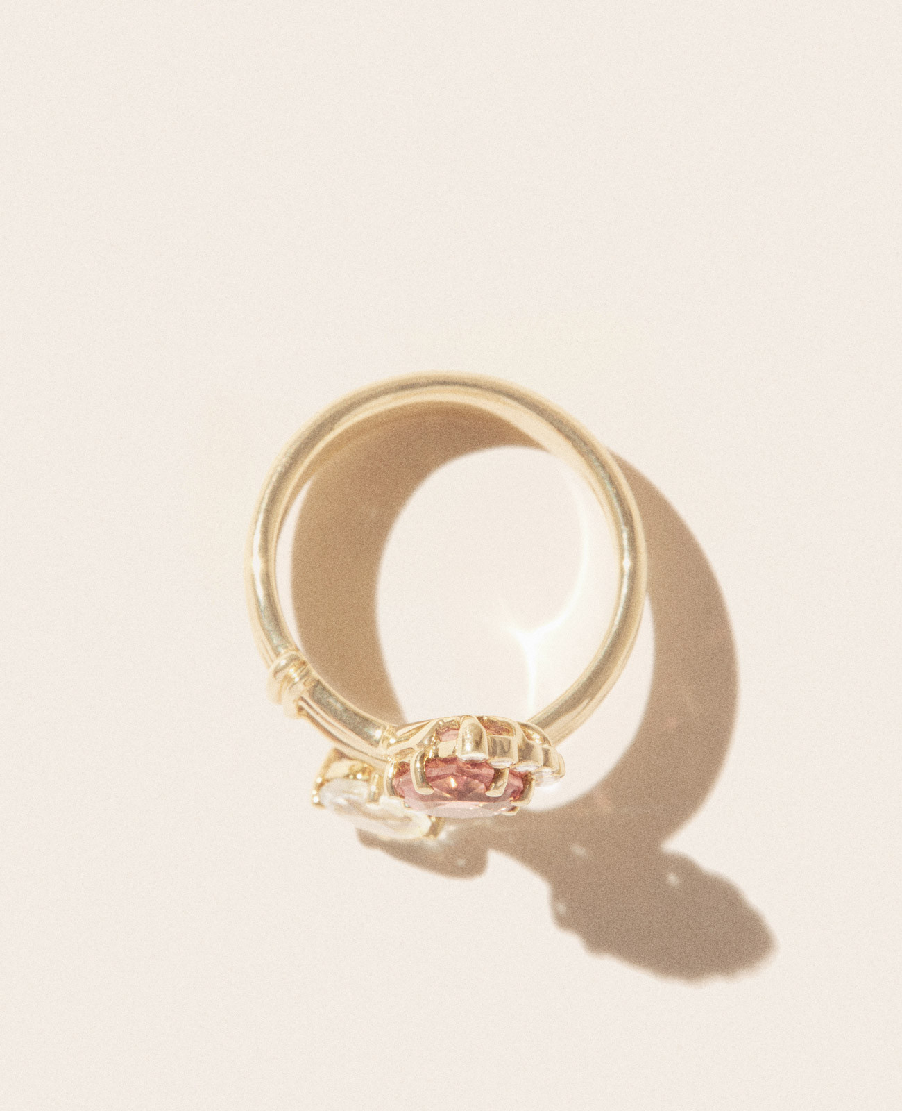 SUN N°4 PINK TOURMALINE ring pascale monvoisin jewelry paris