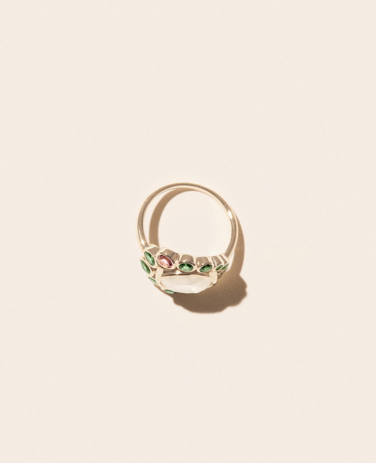 bague JASMINE TSAVORITE bijoux pascale monvoisin paris