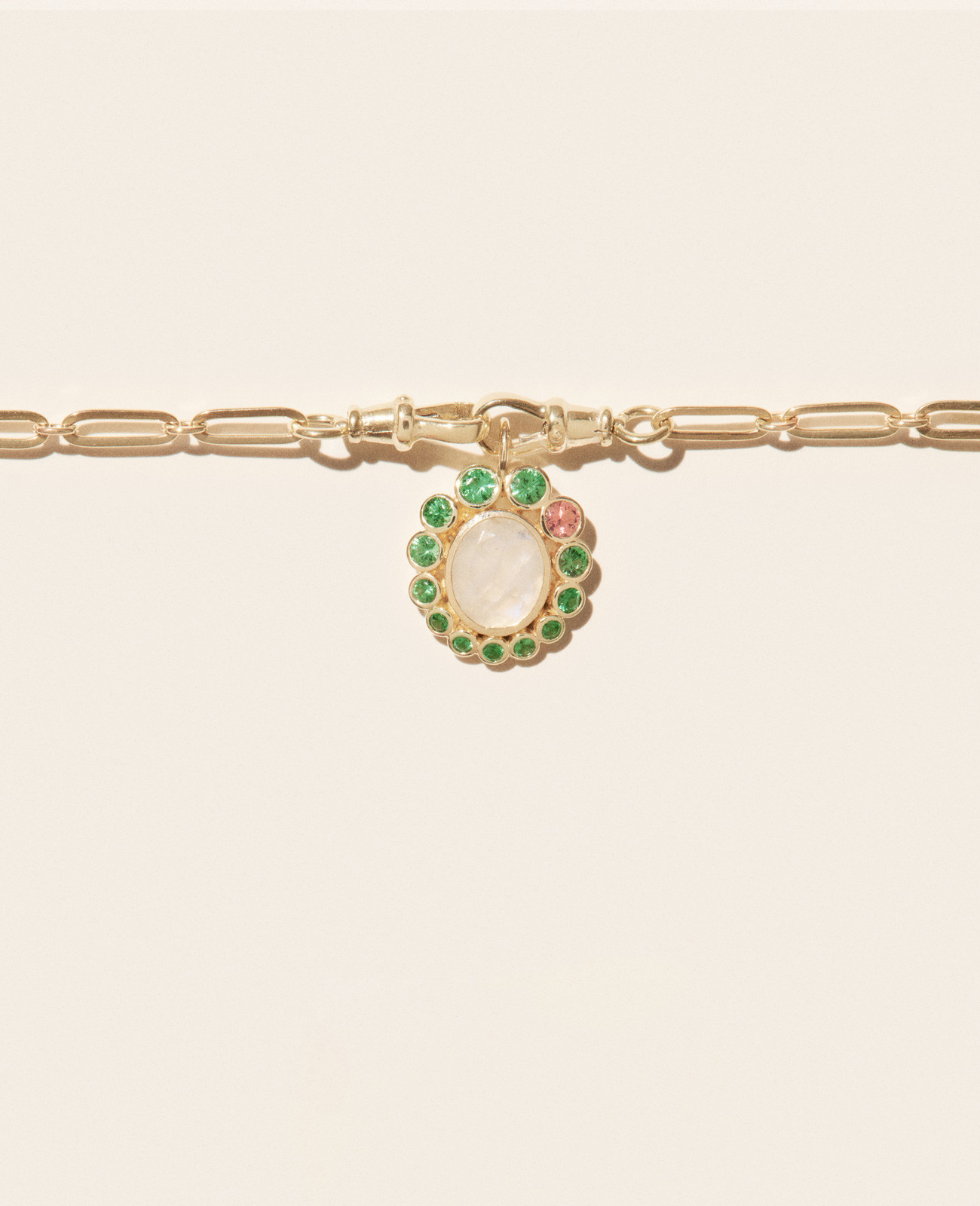 collier JASMINE TSAVORITE bijoux pascale monvoisin paris