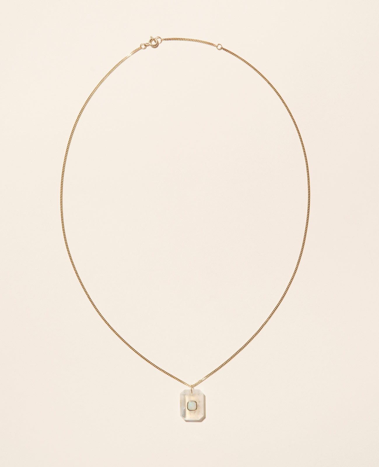 ANTON N°2 MOONSTONE necklace pascale monvoisin jewelry paris