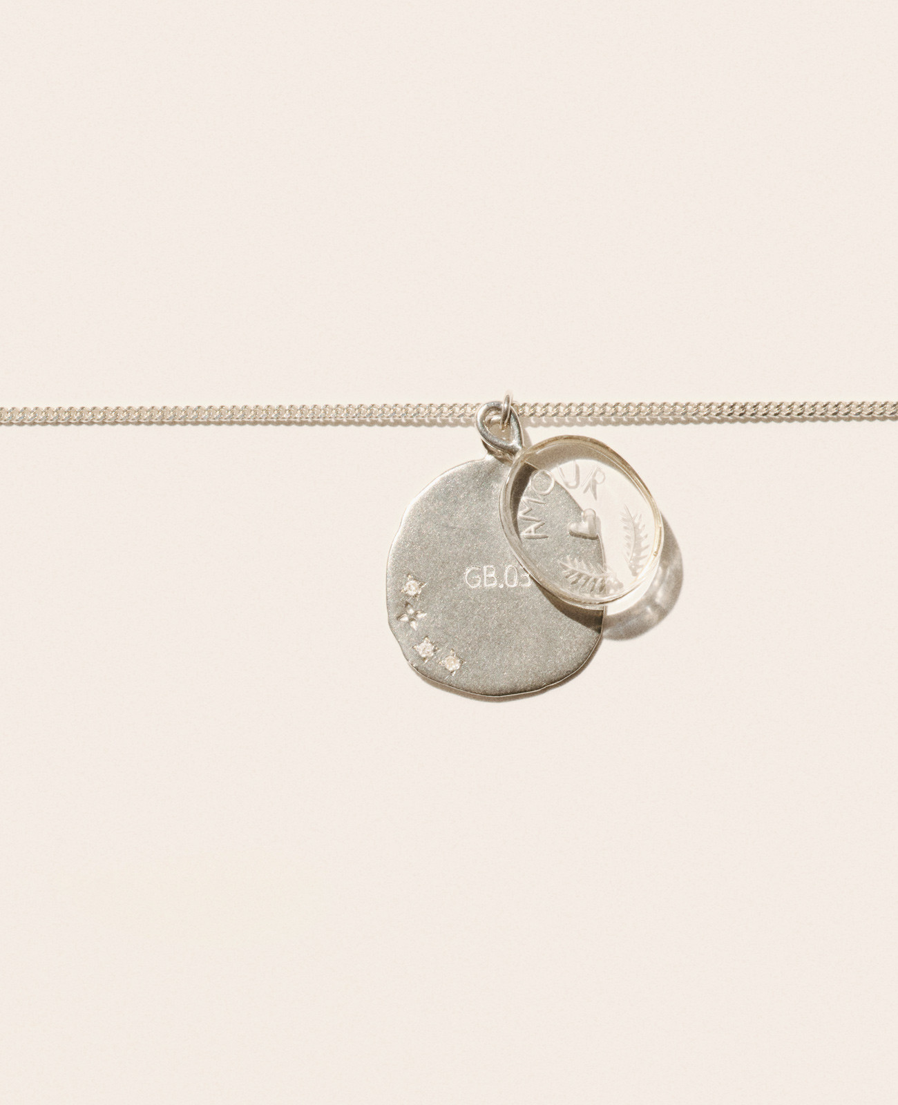 L'AMOUR SILVER necklace pascale monvoisin jewelry paris